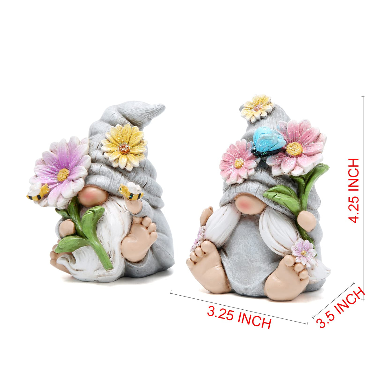 Hodao two-piece gnome set makes a thoughtful garden gift for loved ones.