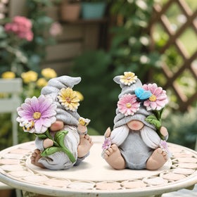 Hodao summer gnomes brighten outdoor spaces with cheerful colors and lighthearted whimsy.