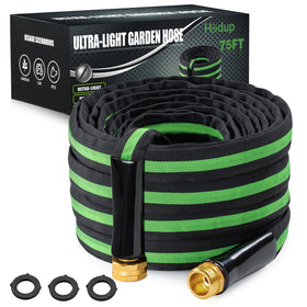 HODUP 75ft lightweight garden hose ready for easy maneuvering and flexible watering
