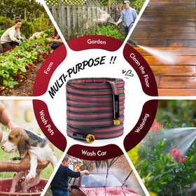 HODUP garden hose compact storage helps tidy sheds and reels