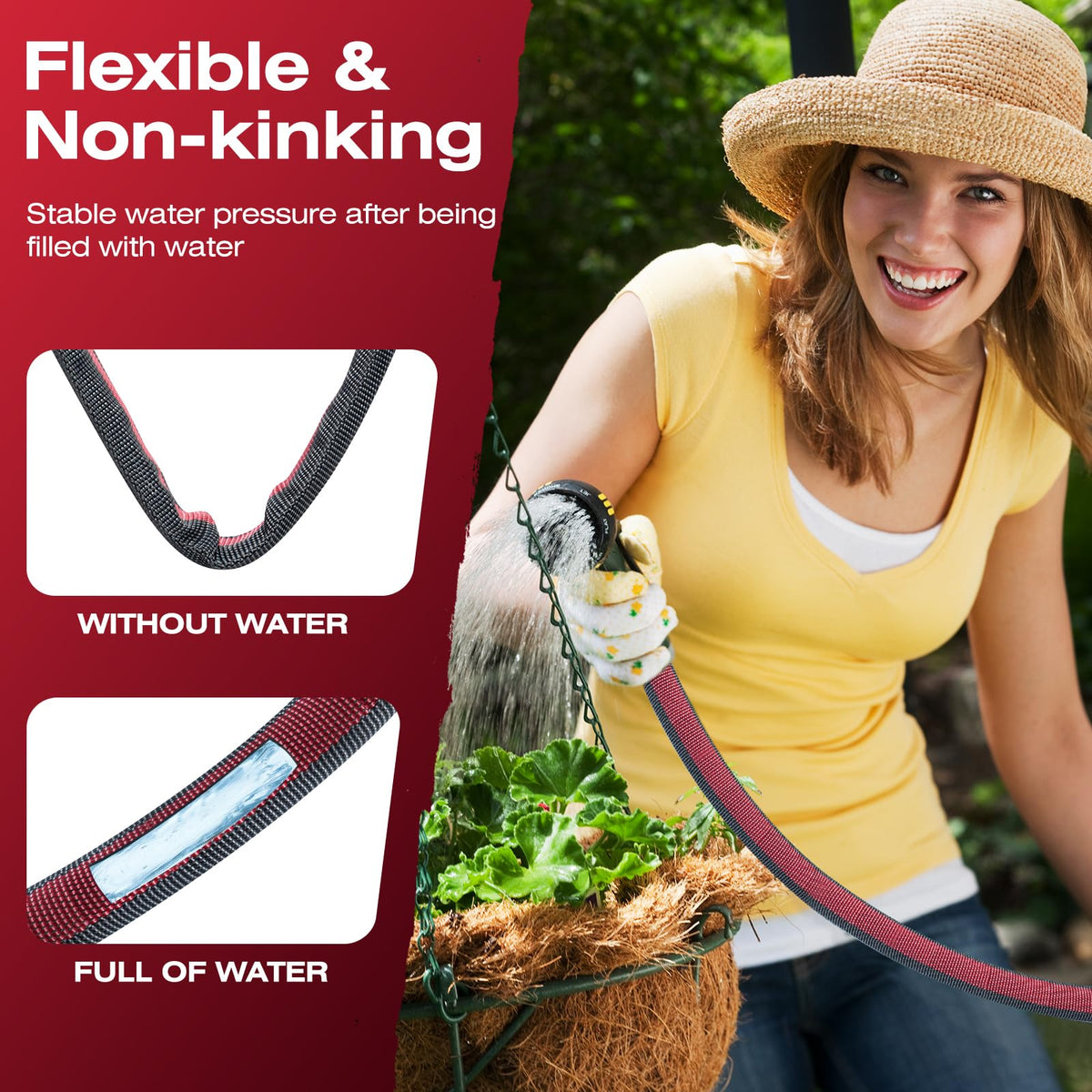 HODUP garden hose leak-proof connectors ensure drip-free connections to any faucet