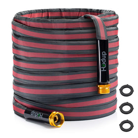 HODUP garden hose ultra-lightweight handle enables easy maneuvering around the yard
