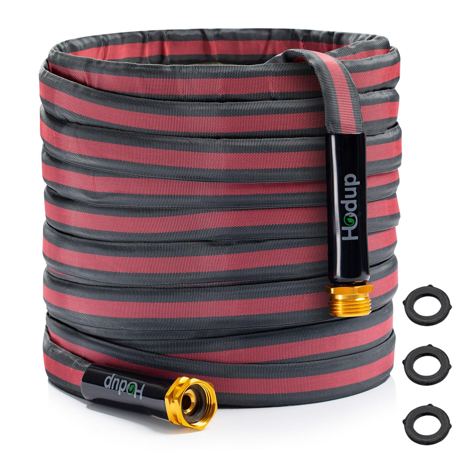 HODUP garden hose ultra-lightweight handle enables easy maneuvering around the yard