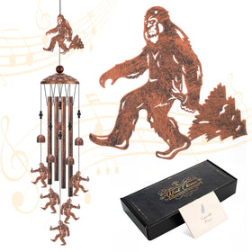 Hoemwarm Bigfoot wind chimes ideal for backyard, porch, or fire pit area.