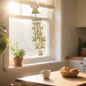 Hoemwarm garden wind chime enhances yard decor and curb appeal.