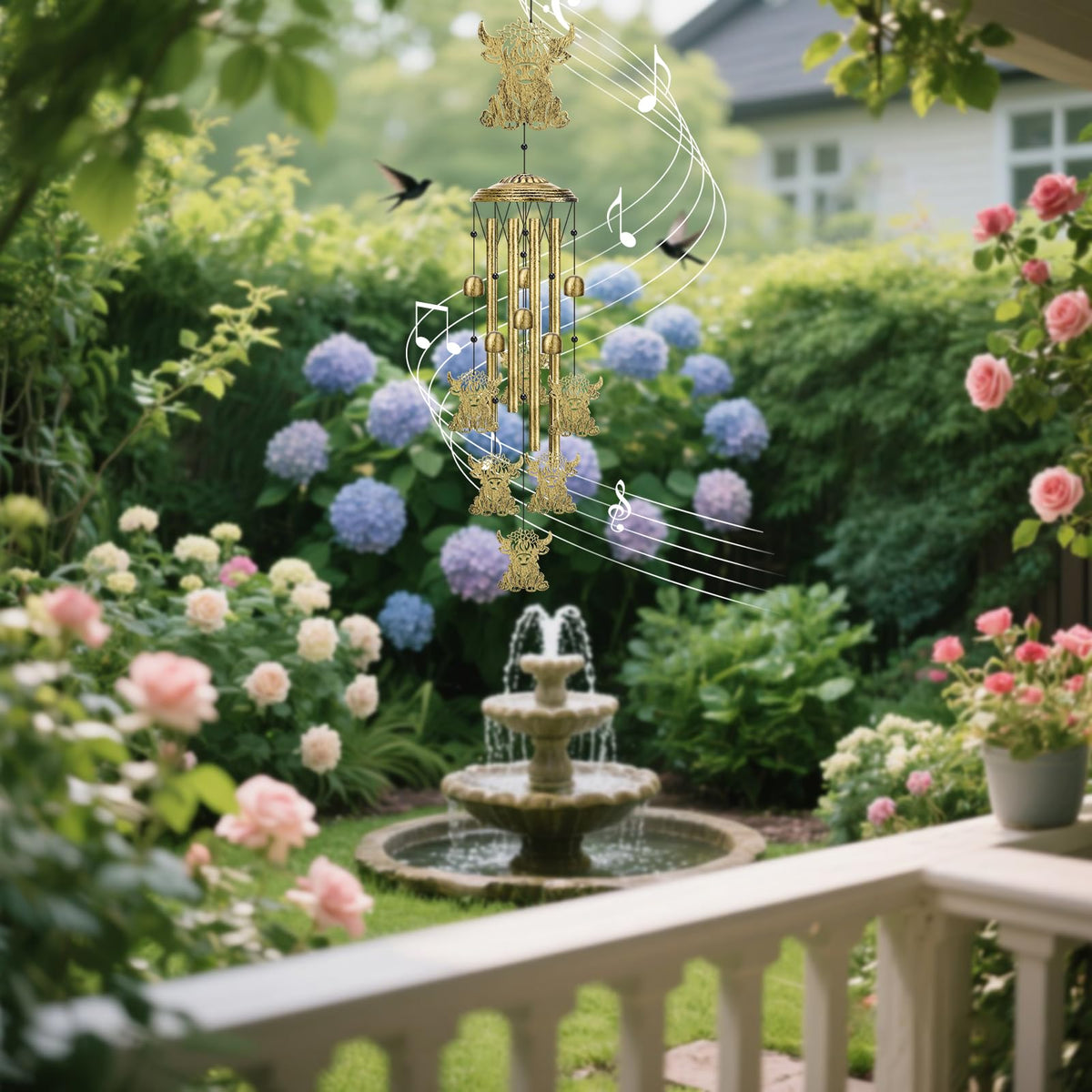 Hoemwarm gift box wind chime ideal for celebrations.