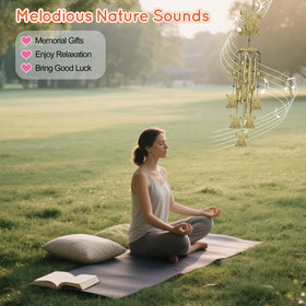 Hoemwarm wind chime bells and tubes create gentle outdoor music.