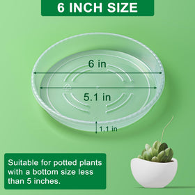 Hoewina plant saucer ridge design promotes airflow and drainage