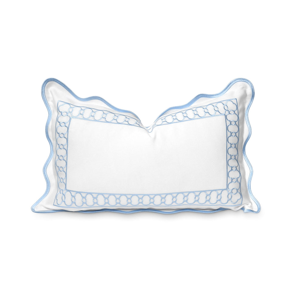 Hofdeco Premium begonia-embroidered pillow cover front for indoor and outdoor décor.