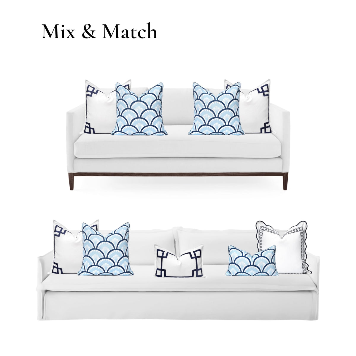 Hofdeco Premium invisible zipper detail ensures sleek, easy pillow maintenance.