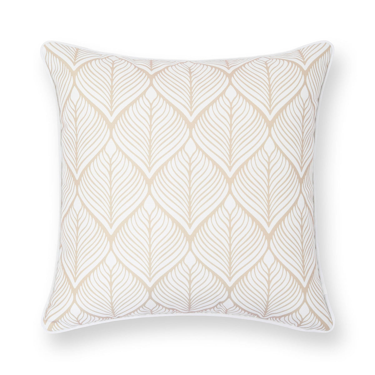 Hofdeco Premium coastal pillow cover displayed in an indoor lounge setup.