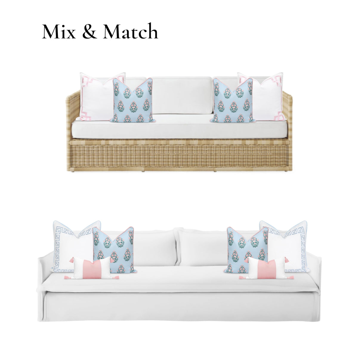 Hofdeco Premium piping detail adds coastal texture