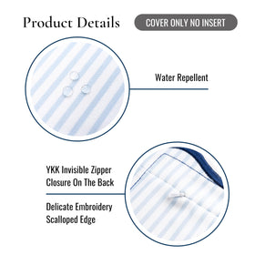 Close-up of Hofdeco Premium weather-resistant fabric for outdoor use