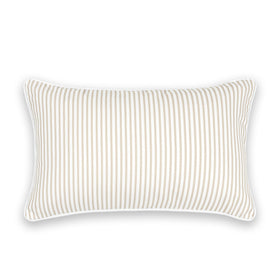 Hofdeco Premium Fall Coastal pillow cover styled on an outdoor sofa for inviting spaces.
