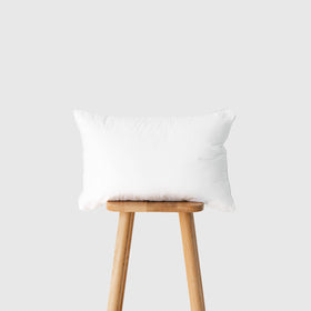 Hofdeco Premium lumbar pillow insert 13x21 with water-resistant fabric for outdoor cushions.