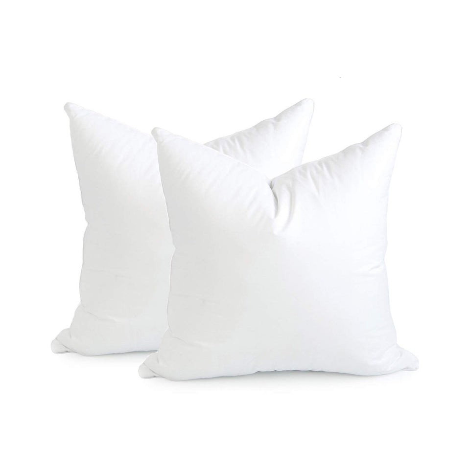 Hofdeco Premium 22x22 pillow insert, front view, fluffy fill for outdoor cushions.