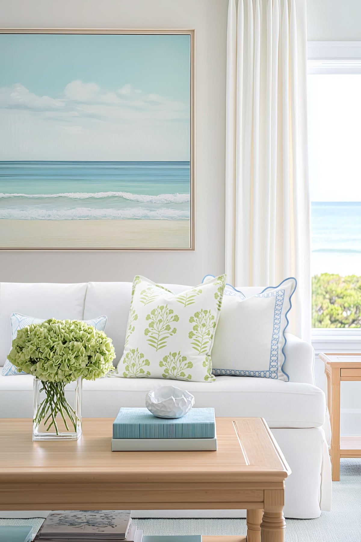 Hofdeco Premium weather-resistant fabric keeps cushions looking fresh outdoors and indoors.