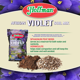 Hoffman 10301 packaging clearly shows use for African Violets.