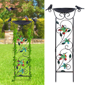 hogardeck birdbath top decor adds vintage charm and attracts garden birds
