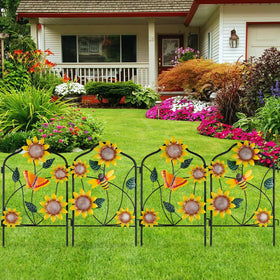 hogardeck bordered garden border idea emphasizes playful yet elegant yard decoration.