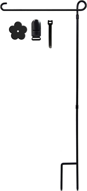 hogardeck garden flag holder stand assembly shows sturdy setup for outdoor flags