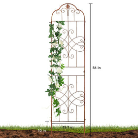 hogardeck heavy-duty trellis close-up of rustproof coating resisting weather