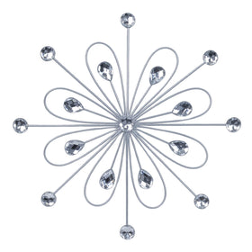 hogardeck metal flower wall art sunburst brightens walls