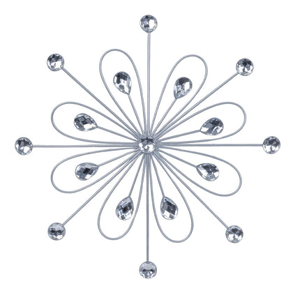 hogardeck metal flower wall art sunburst brightens walls
