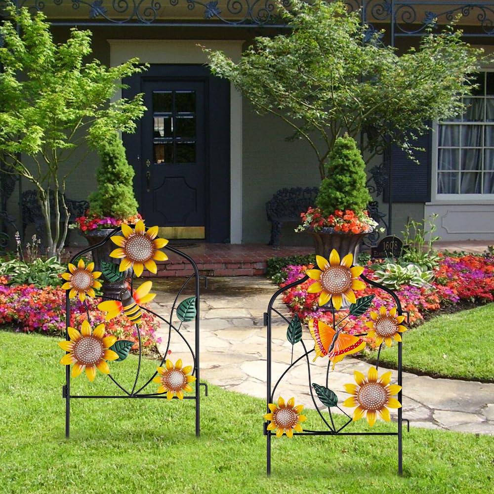 hogardeck seamless panel connection demonstrates versatile border lining for flower beds.