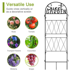hogardeck trellis ideal for vertical growth of cucumbers and beans