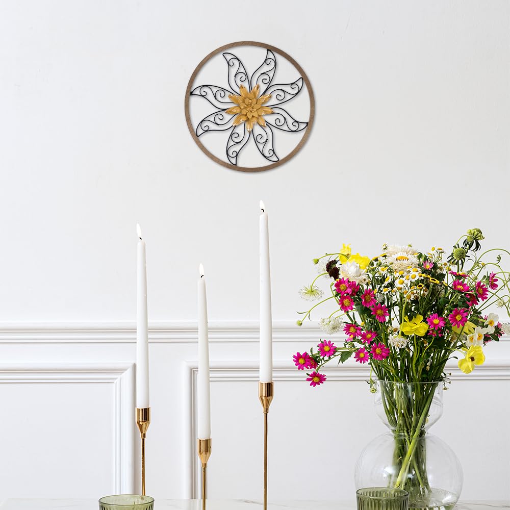 Hogardeck weathered wood finish adds vintage charm to walls.