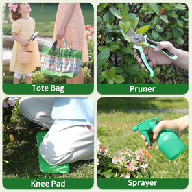HoHaing ergonomic wooden-handled tools reduce fatigue during long sessions.