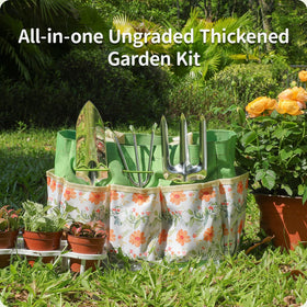 HoHaing floral-pattern tool bag for organized, stylish gardening on the go.