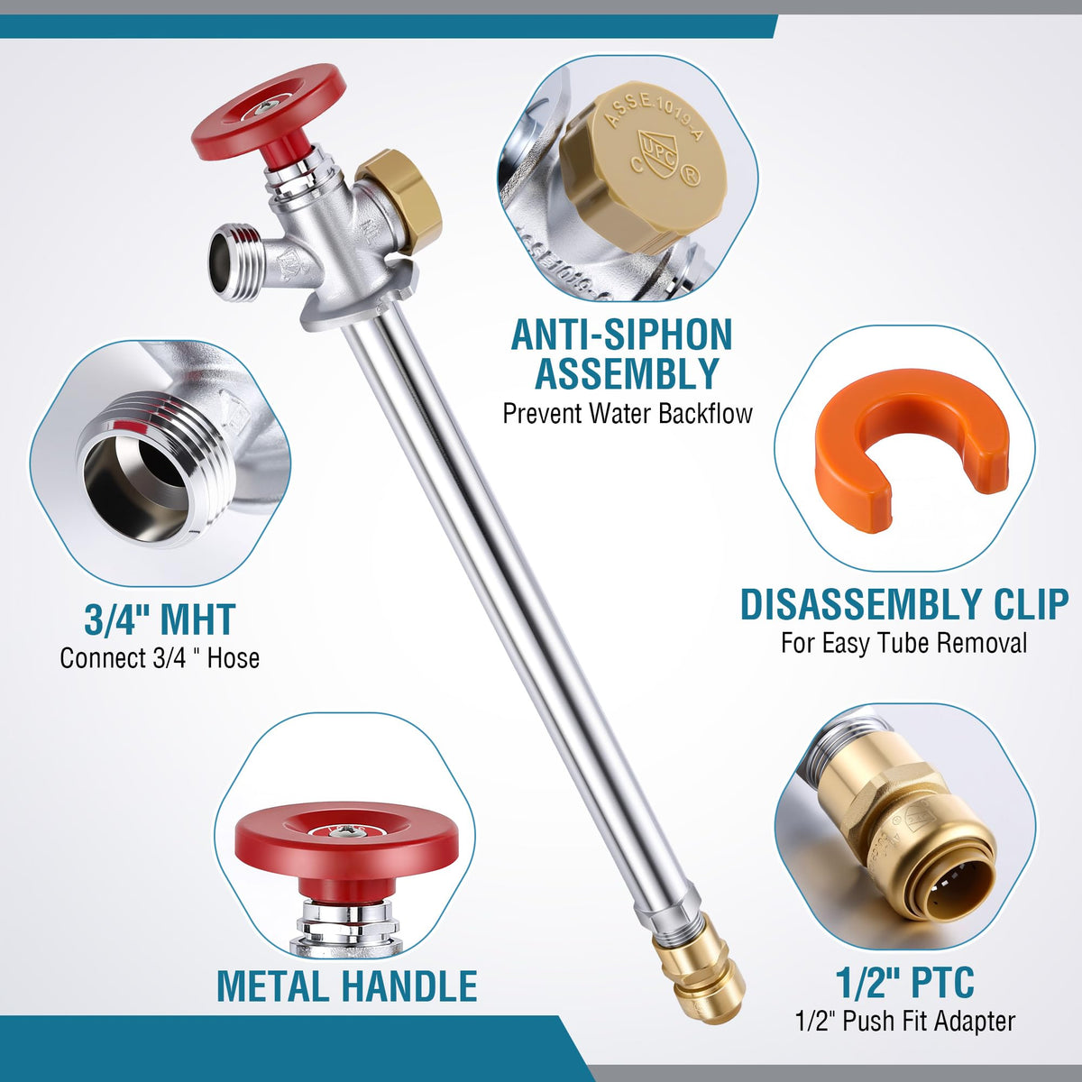 Hohean frost protection spigot helps keep pipes safe in winter conditions