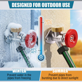 Hohean lead-free brass chrome outdoor faucet withstands outdoor conditions