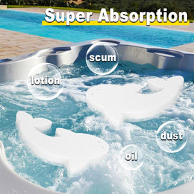HOICATED 2 pack packaging for spa and pool maintenance