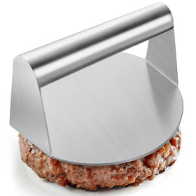 Hoimetis burger press 5.5-inch stainless steel for uniform patties and even cooking