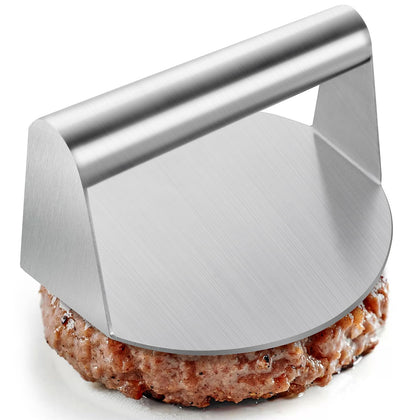 Hoimetis burger press 5.5-inch stainless steel for uniform patties and even cooking
