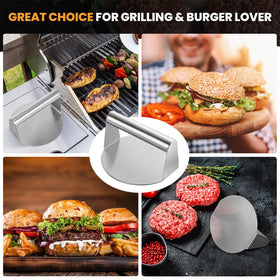 Hoimetis burger press great for bacon, sausage, and panini preparation