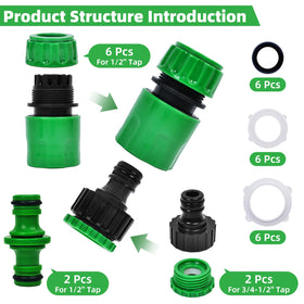 HOINCO 18 seals and washers included for secure connections