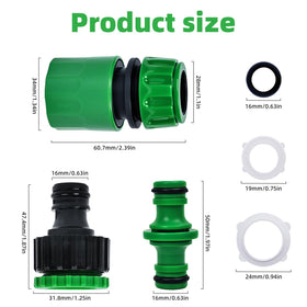 HOINCO versatile garden hose kit suited for garden, balcony and car washing