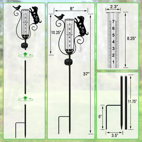 Hokfirm easy-assembly garden stake installs quickly