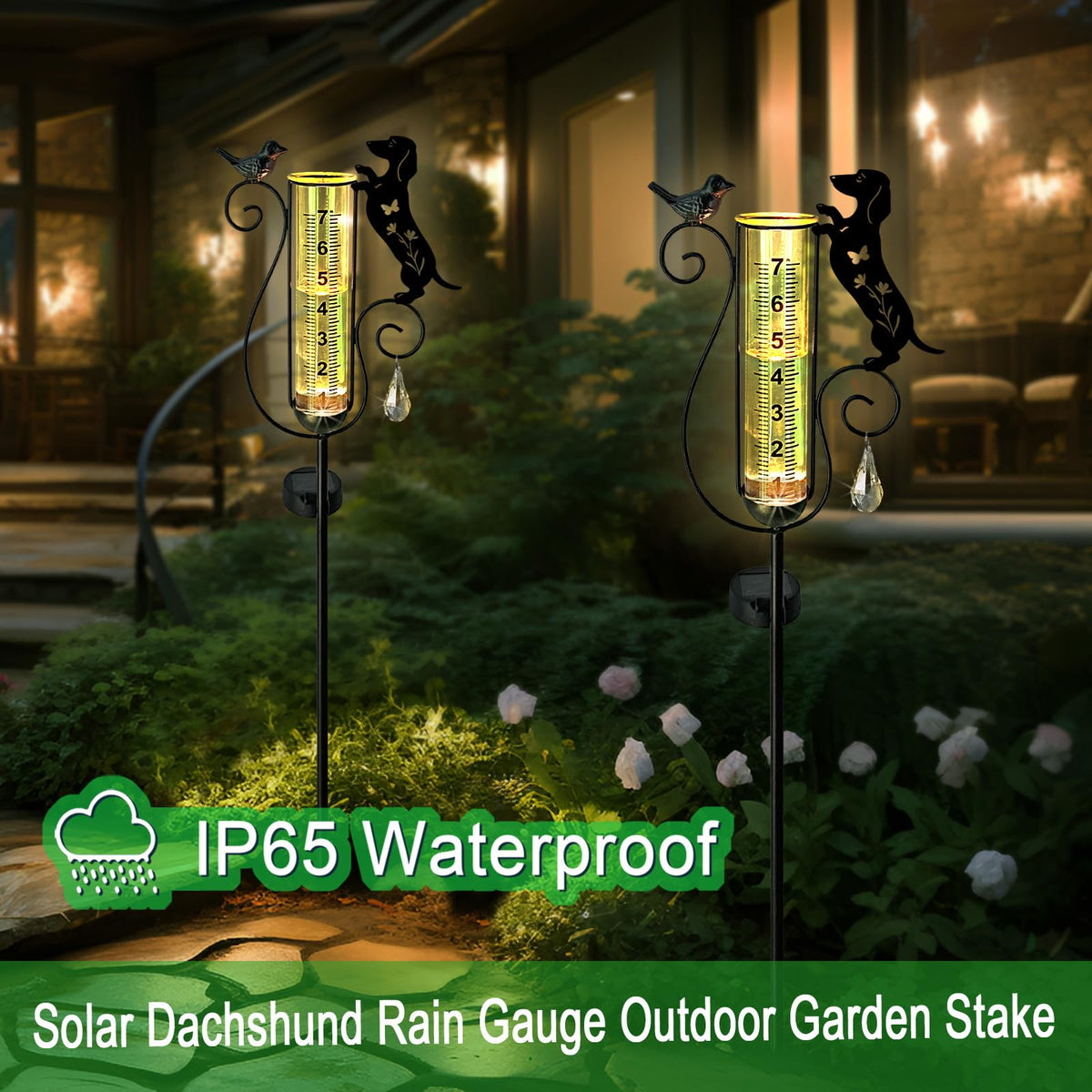 Hokfirm easy-install dachshund garden decor ideal for dog lovers.