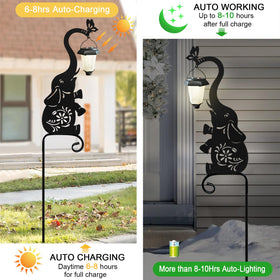 Hokfirm hollow-pattern elephant light offers decorative illumination and whimsy.