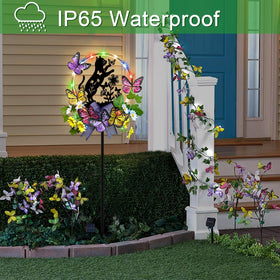 Hokfirm weatherproof cat stake lights up in rain or shine
