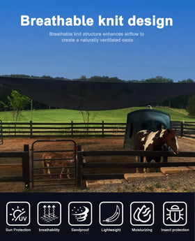 HOLAA lightweight durable shade cloth ready for quick installation