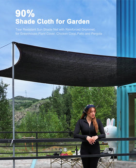 HOLAA tear-resistant HDPE material resists outdoor wear