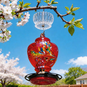 HOLAHOMA ant moat garden decor adds charm while protecting feeders