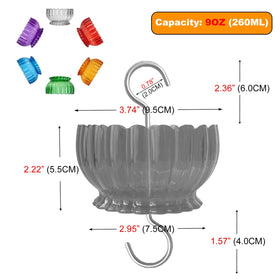 HOLAHOMA ant moat stainless hook ensures rust-free durability