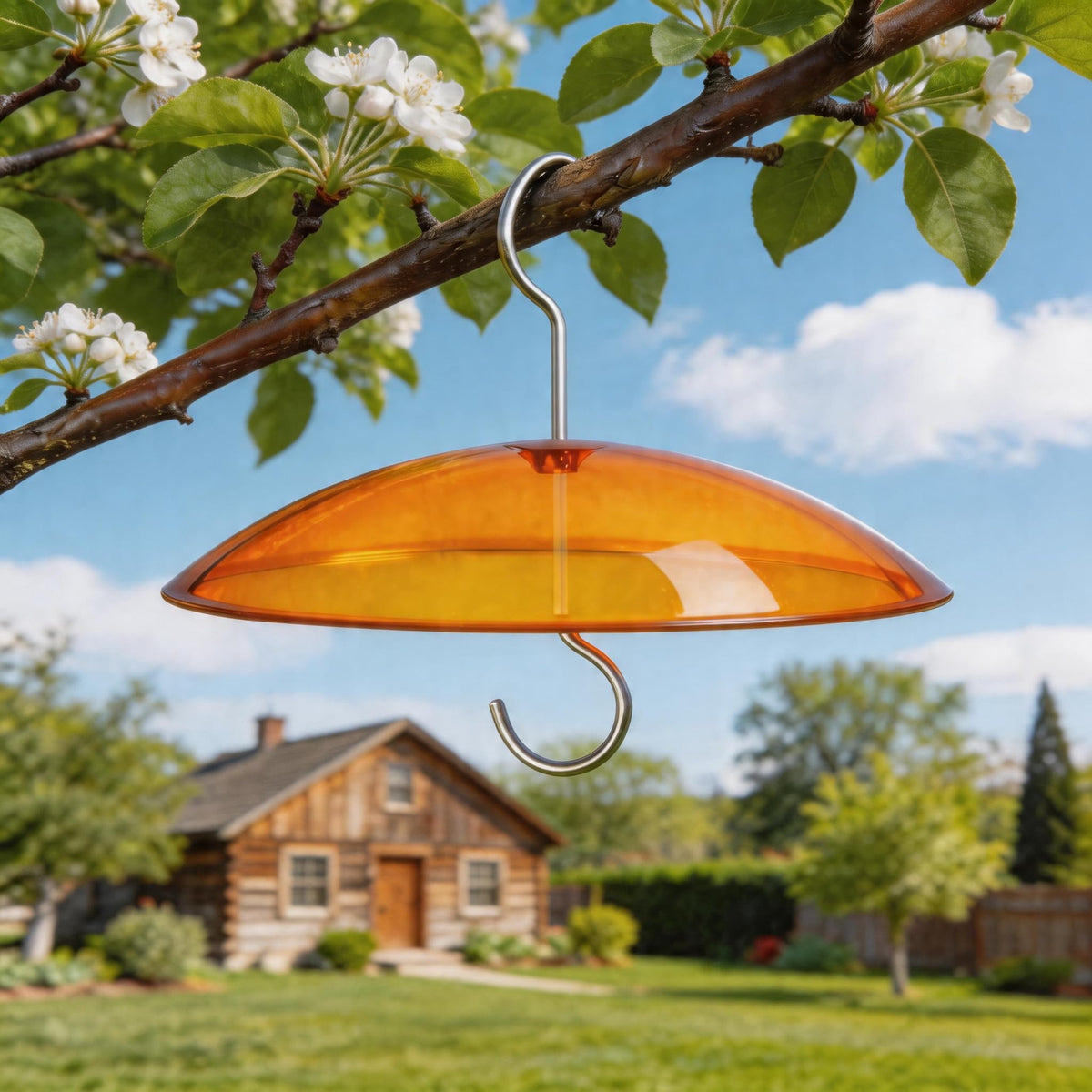 HOLAHOMA weather guard for bird feeder shields from sun and precipitation